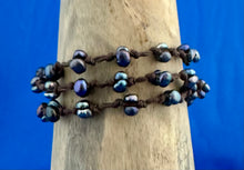 Load image into Gallery viewer, Peacock Pearl Wrap Bracelet &amp; Necklace
